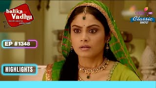 Anandi ने खाना बनाने में Sanchi की मदद की  Balika Vadhu  बालिका वधू  Highlight  Ep 1348 [upl. by Assirak]