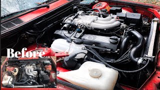 Restoring My BMW E30 Engine Bay [upl. by Lemor]