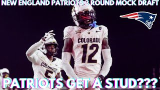 New England Patriots way to early 3 round mock draft NFL Draft 2025 Patriots get a stud [upl. by Amick]