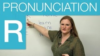 Pronunciation  How to make the R sound in English [upl. by Romina]