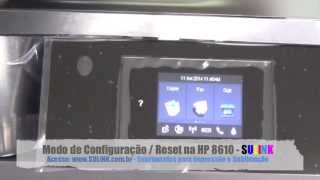 Modo de Configuração e Reset nas HP PRO 8610 e 8620  SULINK [upl. by Galang943]