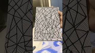 Lines Dots and some more lines zen pattern simple diwalivibes doodle lines zentangleart art [upl. by Ahsetan828]