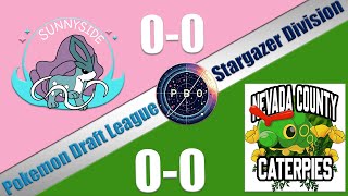 Pokémon Draft League  Sunnyside Suicunes VS Nevada County Caterpies  S7 W1 Stargazer Div [upl. by Jeremias]