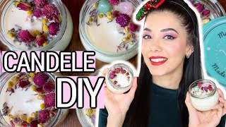 CANDELE FAI DA TE  COME FARE CANDELE IN CASA DIY  Vanessa Ziletti [upl. by Asher]