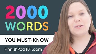 2000 Words Every Finnish Beginner Must Know [upl. by Caasi]