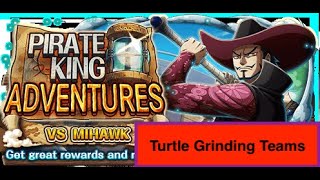 OPTC PKA Mihawk  Teams For Grinding Turtles LVL 60 Boss [upl. by Gnaig930]