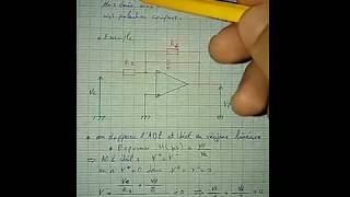 calculer la fonction de transfert dun Filtre Passe Bas LAmplificateur Operationnel 1 [upl. by Paulson]