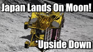 Japan Lands On The Moon Upside Down Astrobotics Moon Lander Lands On Earth [upl. by Notelrac]