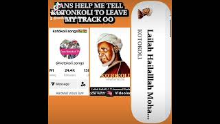 Help me tell kotokoli to leave my track [upl. by Boorer]