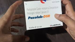 Pantoprazole GastroResistant amp Damperidone Prolonged release capsules IP  PAZOLABDSR  in Hindi [upl. by Zenitram888]