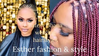 Trending Ghana weaving hairstyleslatest and stylish Ghana braidsGhana weaving 2023 [upl. by Palila]