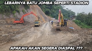 Lebarnya Batu Jomba Seperti Stadion  Apakah Akan Segera Diaspal [upl. by Shayna351]