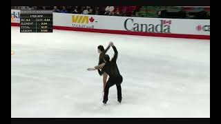 Deanna StellatoDudek  Maxime Deschamps  2023 Canadian Nationals SP [upl. by Aihcsrop]