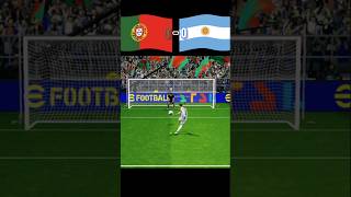 Portugal vs Argentina  Football match  Penalty shoot  fifa world cup 2026  realistic pes gaming [upl. by Ubana214]