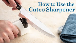 How to Use the Cutco Knife Sharpener [upl. by Ardnoel]