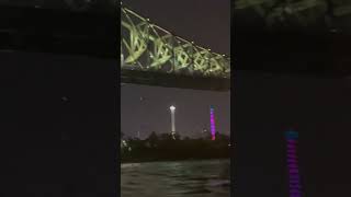 Jacques Cartier Bridge and view of the old port Montréal summer life river trip moments night [upl. by Esetal627]