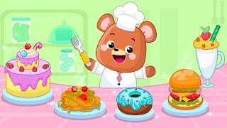 Kids Cooking Games for toddler Promo Video [upl. by Nanis]