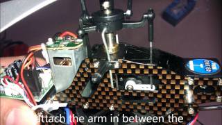 RC 9100 Double horse Helicopter  How to modify the swashplate Easy Modification [upl. by Bridwell744]