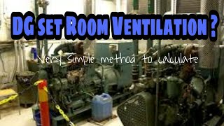 Ventilation for generator  Simple method  DG Set ventilation system [upl. by Atnoled]