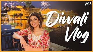 Diwali in Udaipur 😍 🪔  Part 2  Nagma Mirajkar [upl. by Yenahs]