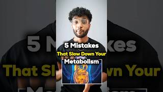 5 Mistakes ❌ That Slow Your Metabolism  metabolism weightloss [upl. by Alat]