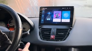 Install GPS CarPlay Peugeot 207 BT Écran [upl. by Benge]