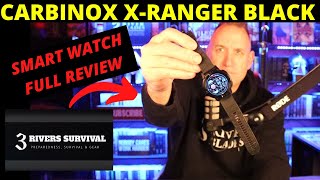 Carbinox X Ranger Black Smart Watch Review [upl. by Dlonyer]