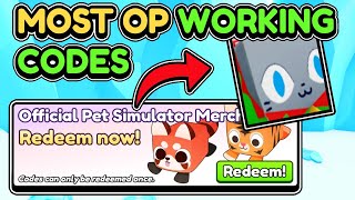 🎁CHRISTMAS UPDATE CODES IN PET SIMULATOR 99 UPDATE ROBLOX PET SIMULATOR 99 UPDATE CODES [upl. by Branden576]