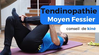 Tendinopathie du Moyen Fessier  4 exercices conseil de kiné [upl. by Sternick911]