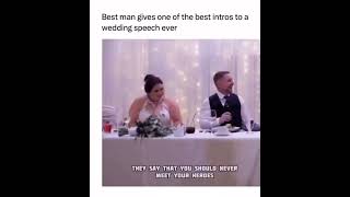 wedding bestmanspeech funny cute 😅✨🫶✨ trending ✨ [upl. by Dahsar]