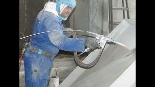 Metallisation  Thermal Spray Aluminium TSA of footbridge with flamespray MK73 [upl. by Attenrad]