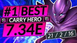 The BEST CARRY HERO in 734E  This Spectre Build FARMS MMR  Dota 2 Guide [upl. by Rebhun]