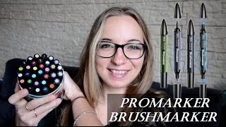 Présentation Promarker et Brushmarker [upl. by Mart]