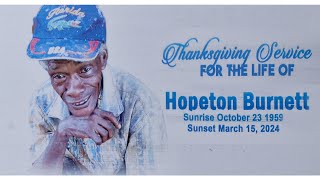 Hopeton Burnett Thanksgiving Service May 25 2024  Warsop United Pentecostal Church [upl. by Boyce]