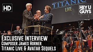 Composer James Horner Exclusive Interview  Titanic Live  Avatar Sequels [upl. by Anialad525]