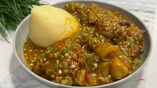 How To Make Slimy Okra  Okro Stew Every Time  Quick Easy amp Tasty Step By Step Tutorial okrastew [upl. by Atauqal]