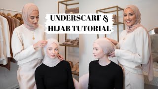 Everyday Hijab Tutorial amp How I Do My Underscarf [upl. by Laehcor]