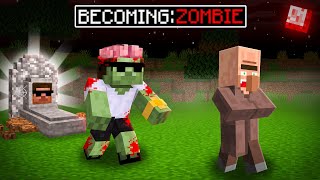 I Became Zombie for ONE DAY In Minecraft [upl. by Aborn]