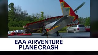 EAA AirVenture Oshkosh plane crash  FOX6 News Milwaukee [upl. by Oberg811]