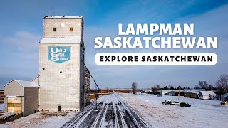 Cinematic Drone Footage  Lampman Saskatchewan  Canada  Town Reel [upl. by Oyek]