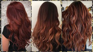 Most Fabulous Reddish Brown Hair Color Ideas  Color de cabello castaño rojizo [upl. by Hau]