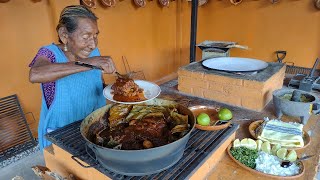 BARBACOA DE COSTILLA DE PUERCO Asi Como Se Hace En Los Pueblos  Doña Lupita [upl. by Eirovi]