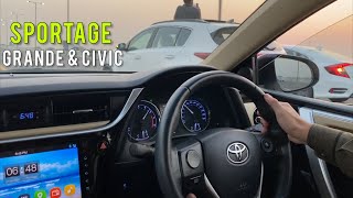 SPORTAGE vs CIVIC vs GRANDE [upl. by Charlet]