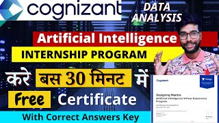 Cognizant Free Internship program with Certificate  Artificial Intelligence  Data Analysis Python [upl. by Natanhoj]