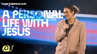 A Personal Life with Jesus  Sadie Robertson Huff  Passion 2023 DallasFtWorth TX [upl. by Ibrek870]