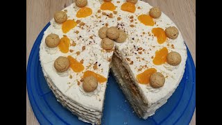 Mandarine Amarettini Torte [upl. by Ttenaej]