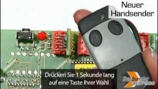 Handsender mit Hilfe des Empfängers programmieren [upl. by Eneloc188]