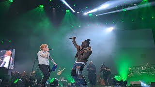 Fireboy DML amp Ed Sheeran  Peru live Performance shuts down London Wembley OVO Arena live  4K [upl. by Graaf745]