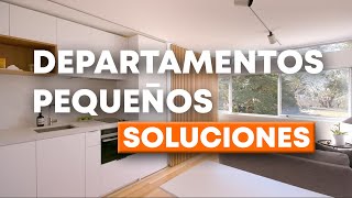 Departamentos pequeños soluciones para ahorrar espacio y vivir cómodo [upl. by Mcnalley750]