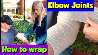 How to Wrap an Elbow Joint with an Elastic Bandage  Nursing Skill Tutorial [upl. by Najar]